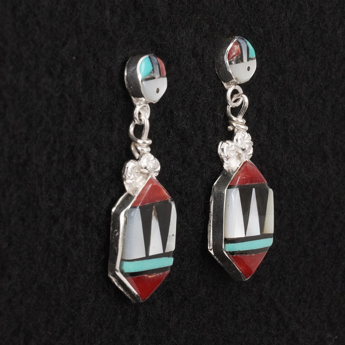 Ola Eriacho Multi-Stone & Sterling Silver Earrings