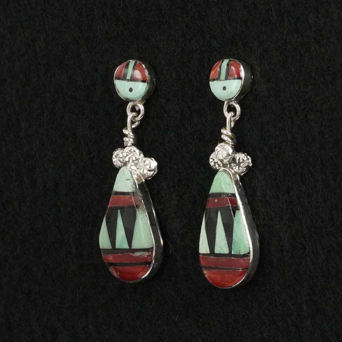 Ola Eriacho Multi-Stone & Sterling Silver Earrings