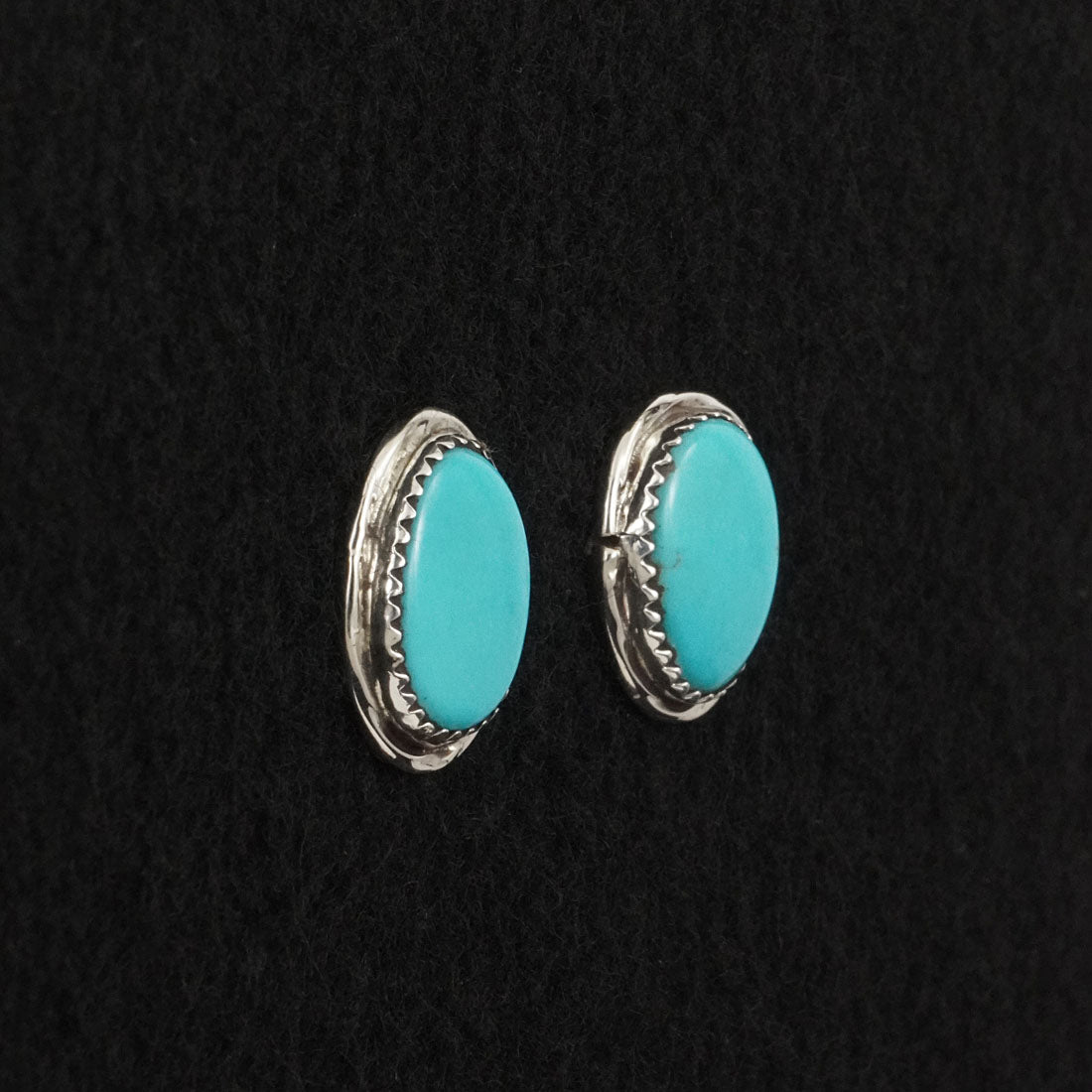 Ernest Hawthorne Turquoise & Sterling Silver Earrings