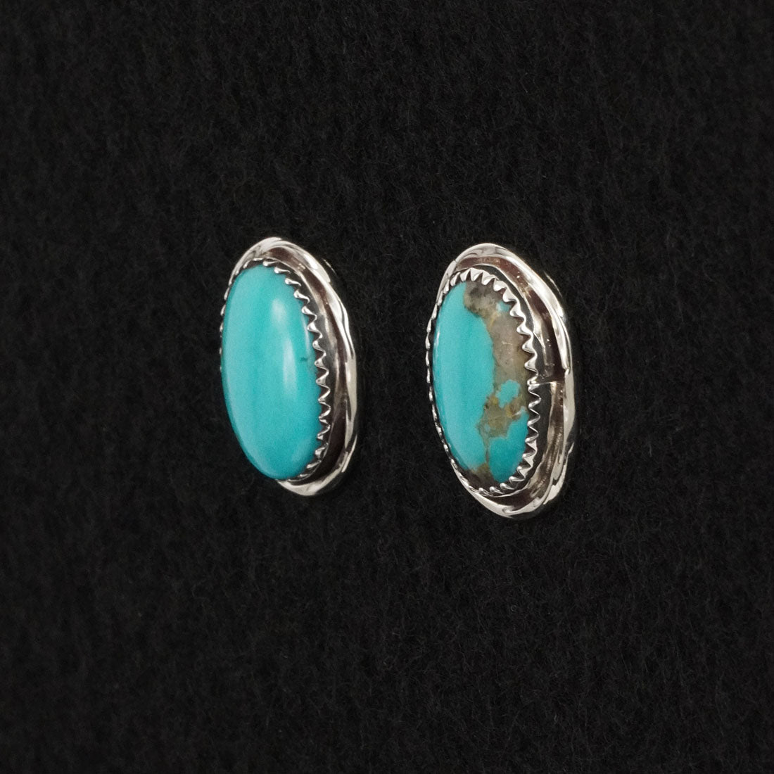 Ernest Hawthorne Turquoise & Sterling Silver Earrings