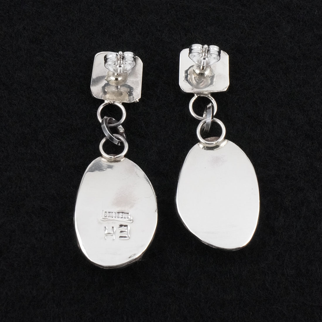 Ernest Hawthorne Turquoise & Sterling Silver Earrings