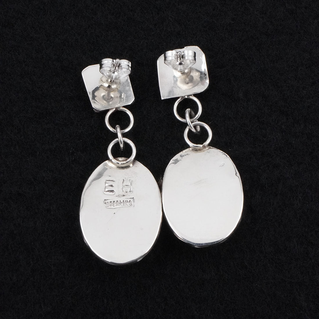 Ernest Hawthorne Turquoise & Sterling Silver Earrings