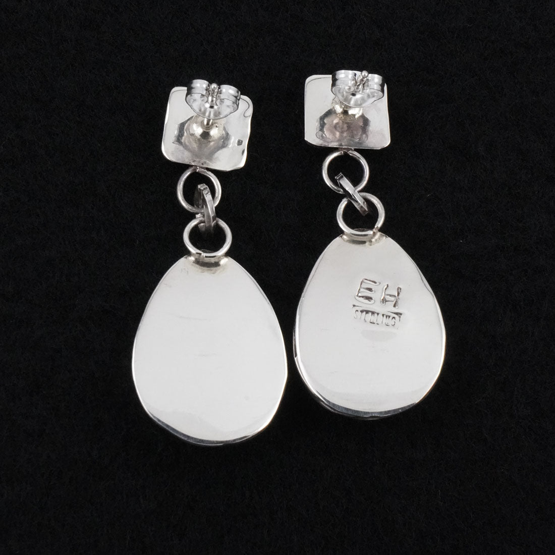 Ernest Hawthorne Turquoise & Sterling Silver Earrings