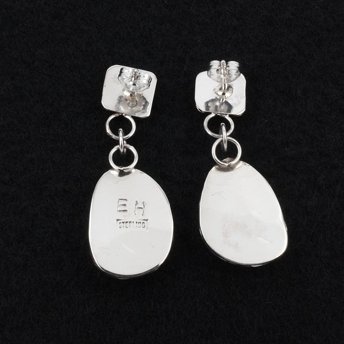Ernest Hawthorne Turquoise & Sterling Silver Earrings
