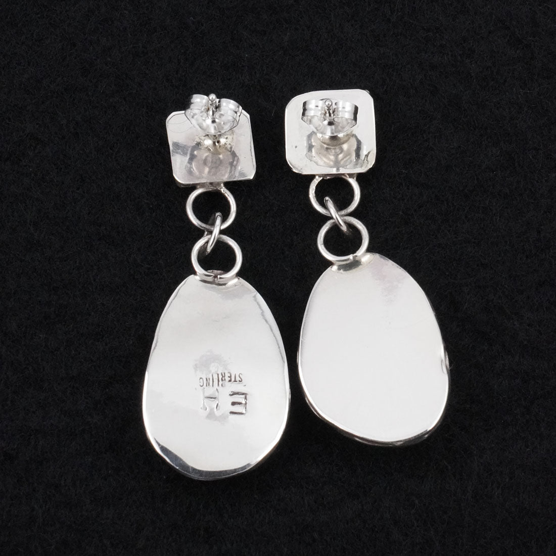Ernest Hawthorne Turquoise & Sterling Silver Earrings