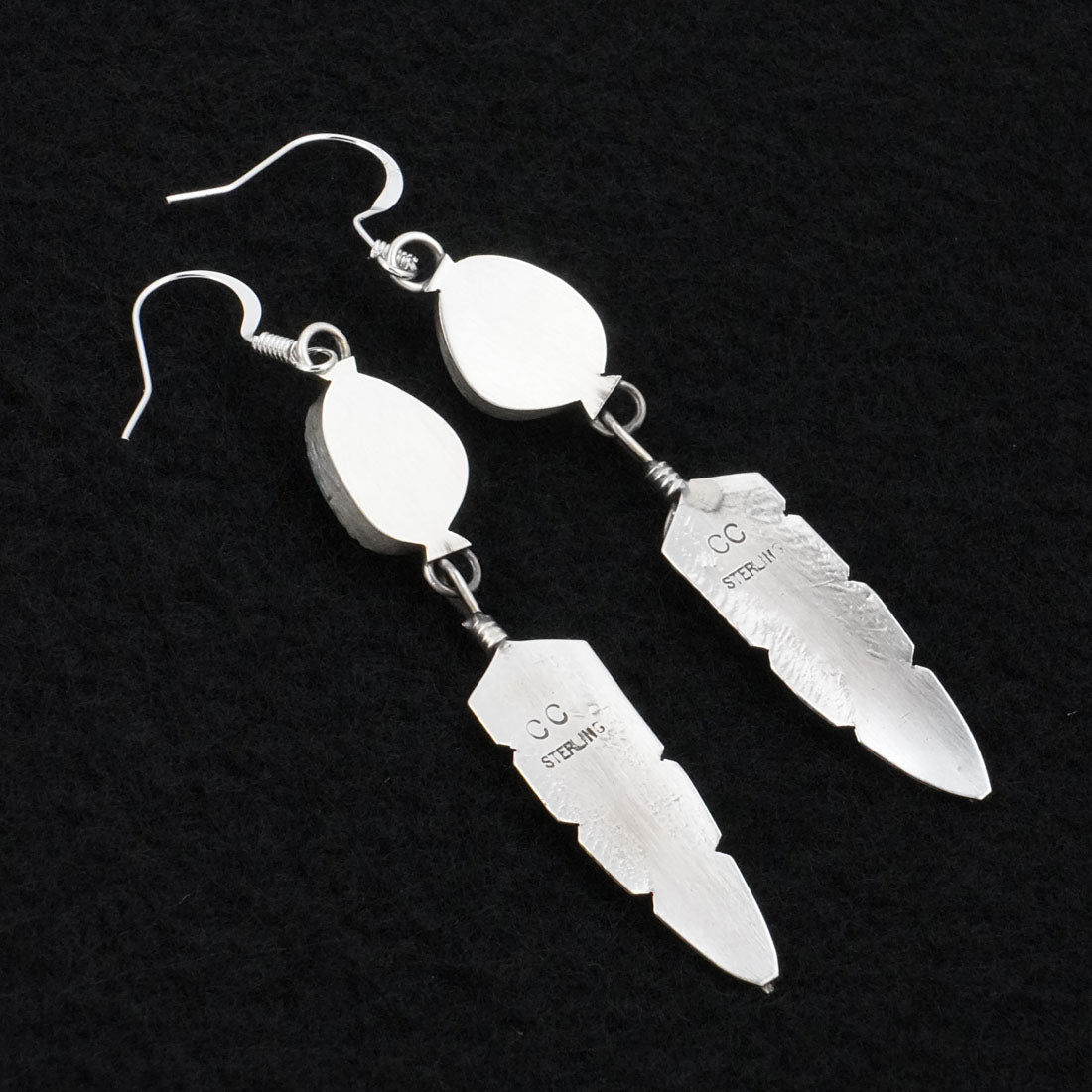 Chris Charley Turquoise & Sterling Silver Earrings