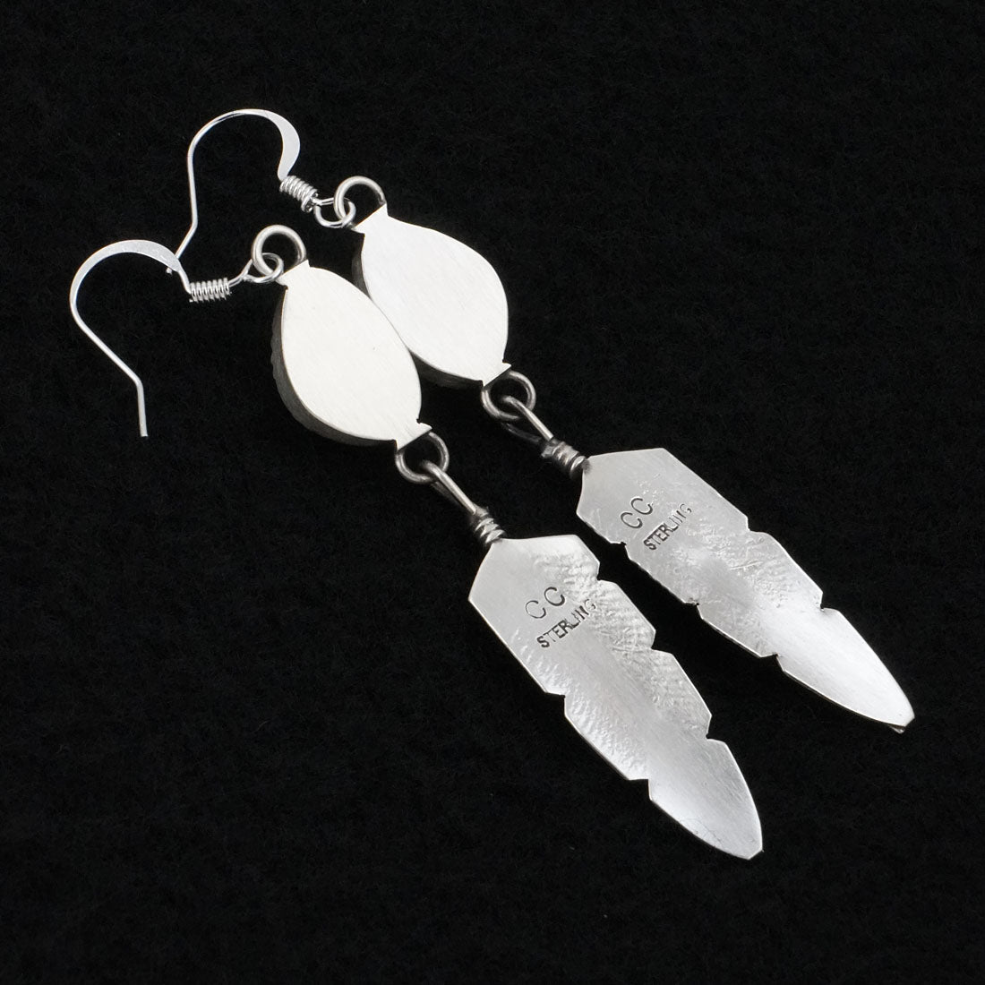 Chris Charley Turquoise & Sterling Silver Earrings