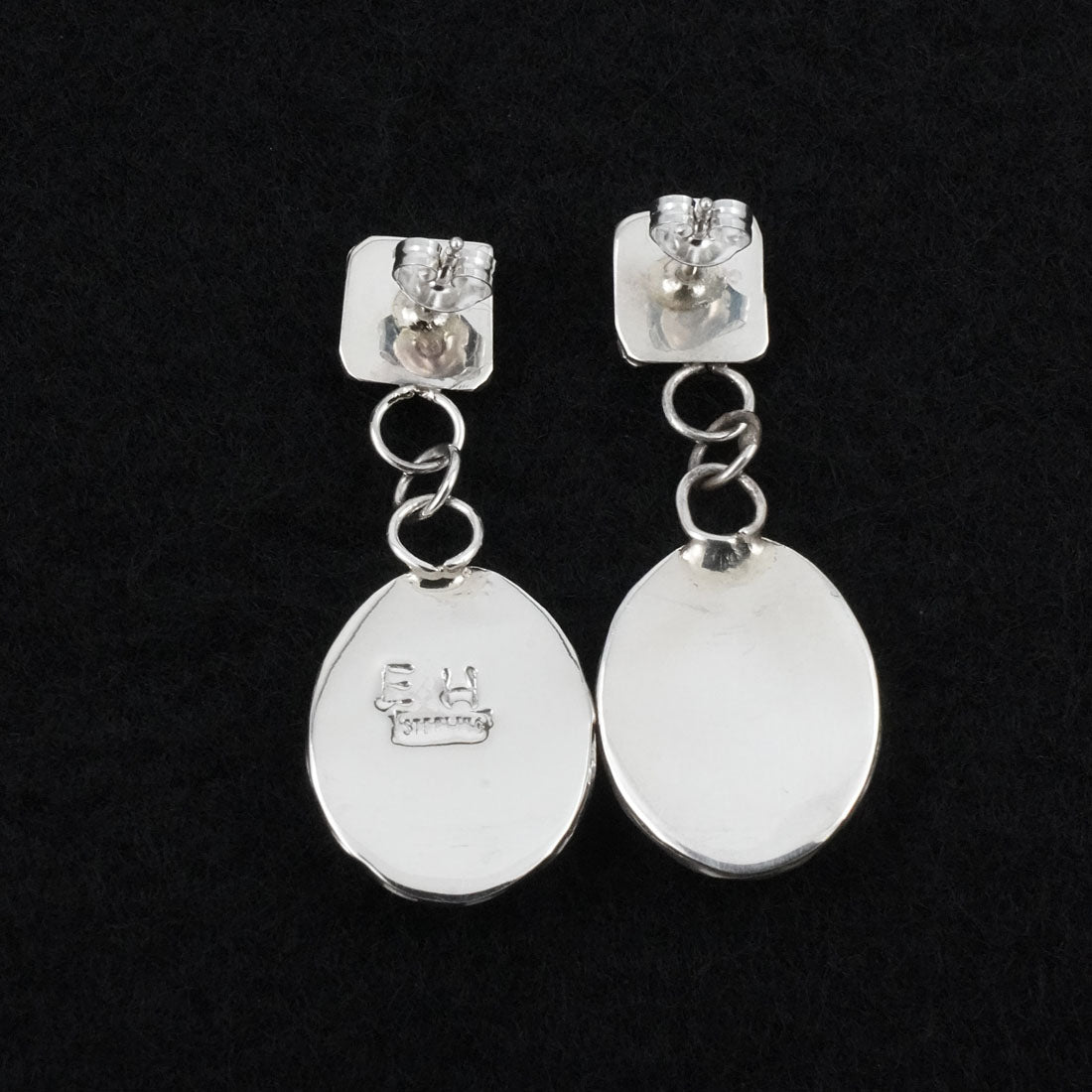 Ernest Hawthorne Turquoise & Sterling Silver Earrings