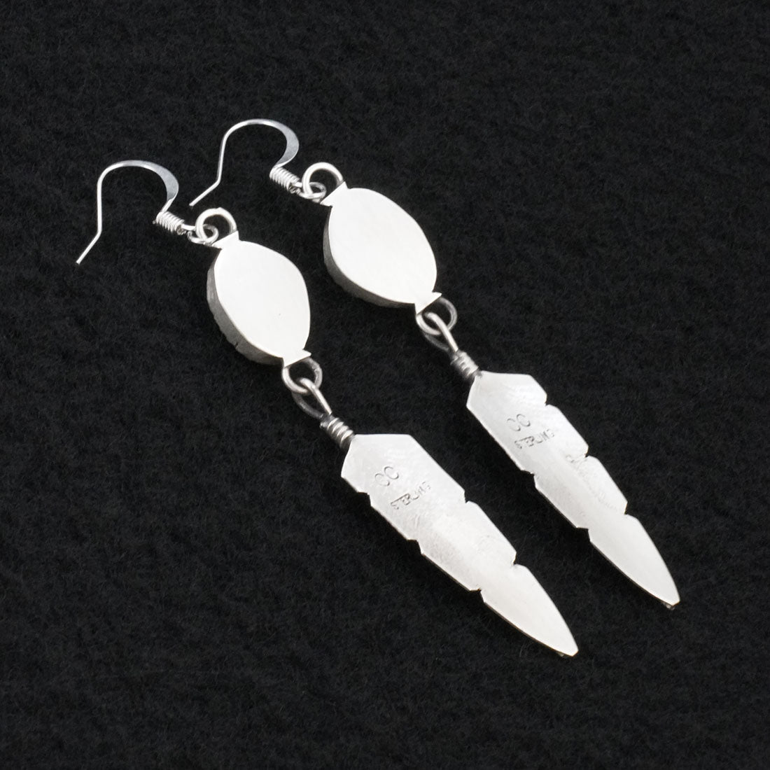Chris Charley Turquoise & Sterling Silver Earrings