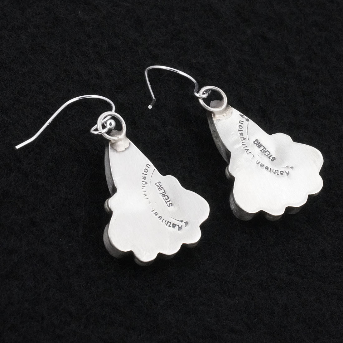 Kathleen Livingston Turquoise & Sterling Silver Earrings
