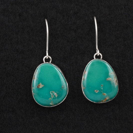 Eugene Gruber Turquoise & Sterling Silver Earrings