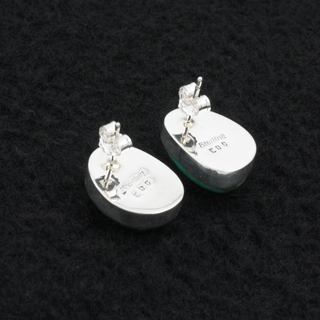Eugene Gruber Turquoise & Sterling Silver Earrings