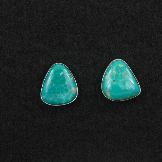 Eugene Gruber Turquoise & Sterling Silver Earrings
