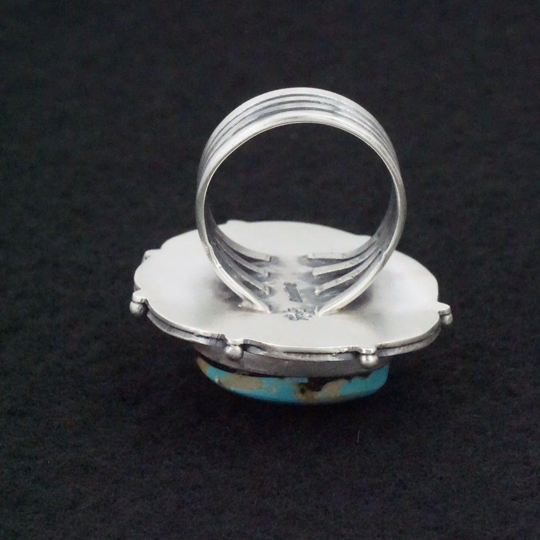 Randy Boyd Turquoise & Sterling Silver Ring Size 8.5