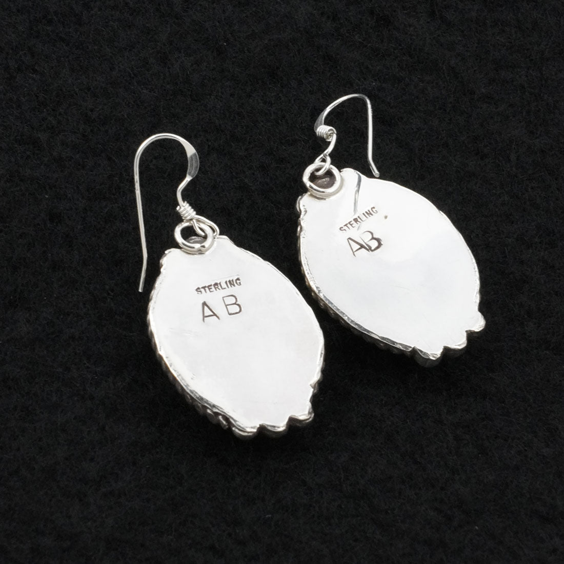 Antwone Brown Turquoise & Sterling Silver Earrings