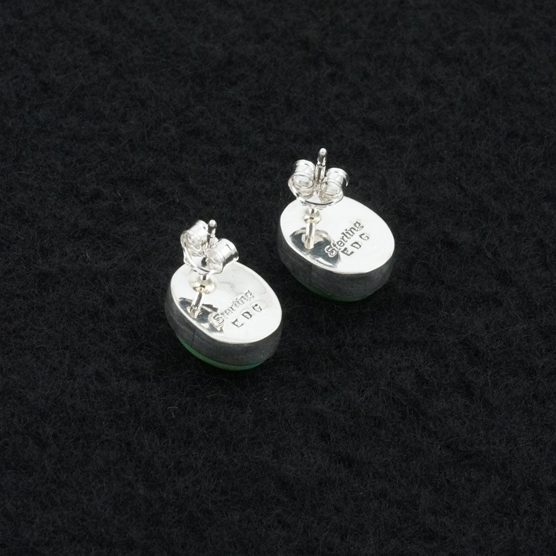 Eugene Gruber Turquoise & Sterling Silver Earrings