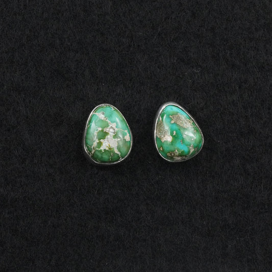 Eugene Gruber Turquoise & Sterling Silver Earrings