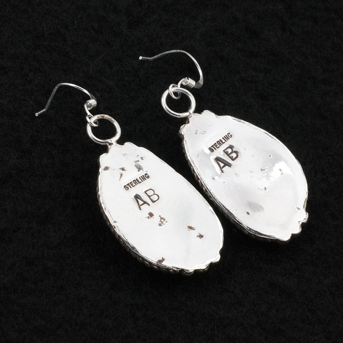 Antwone Brown Turquoise & Sterling Silver Earrings