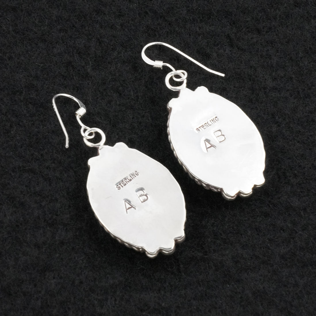 Antwone Brown Turquoise & Sterling Silver Earrings