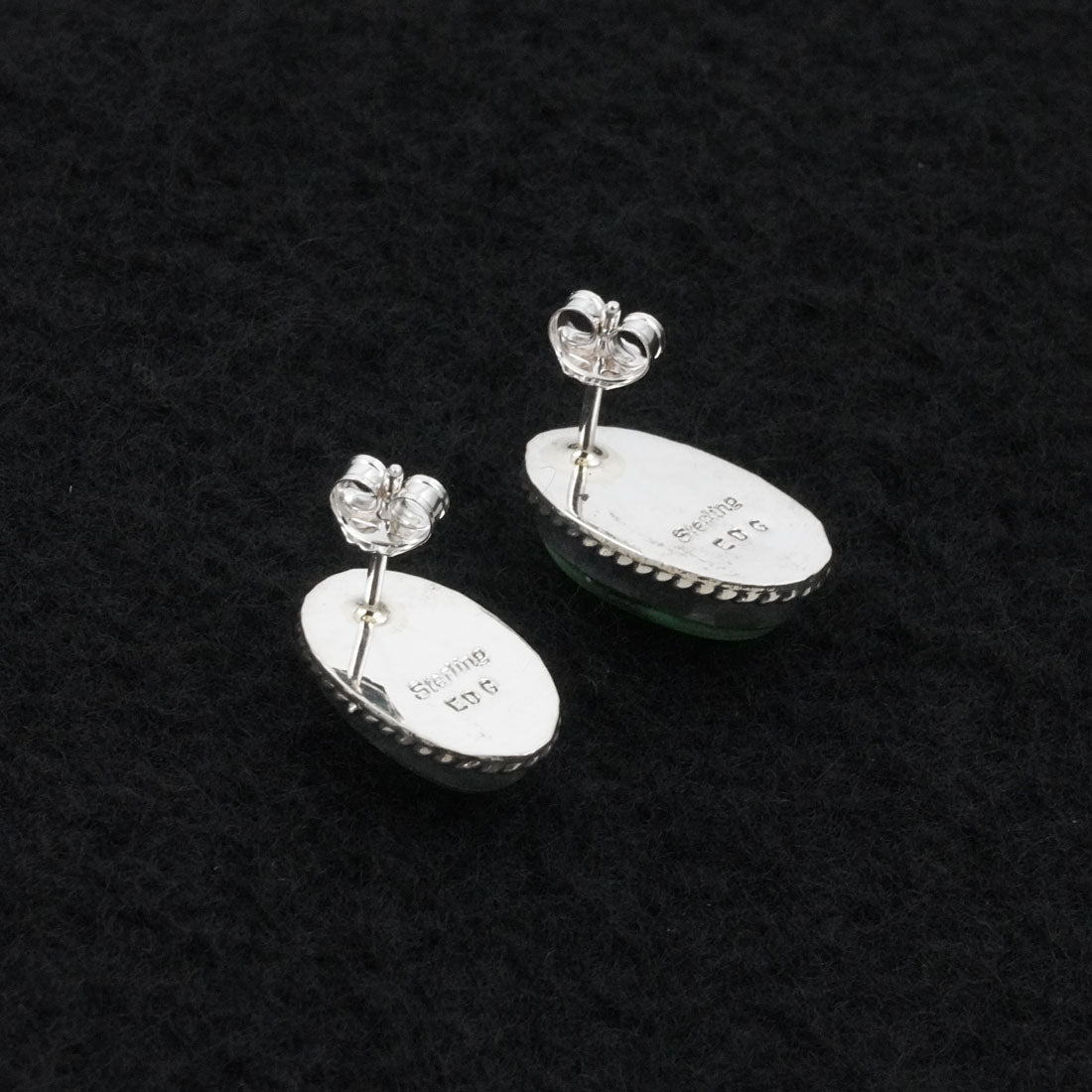Eugene Gruber Turquoise & Sterling Silver Earrings