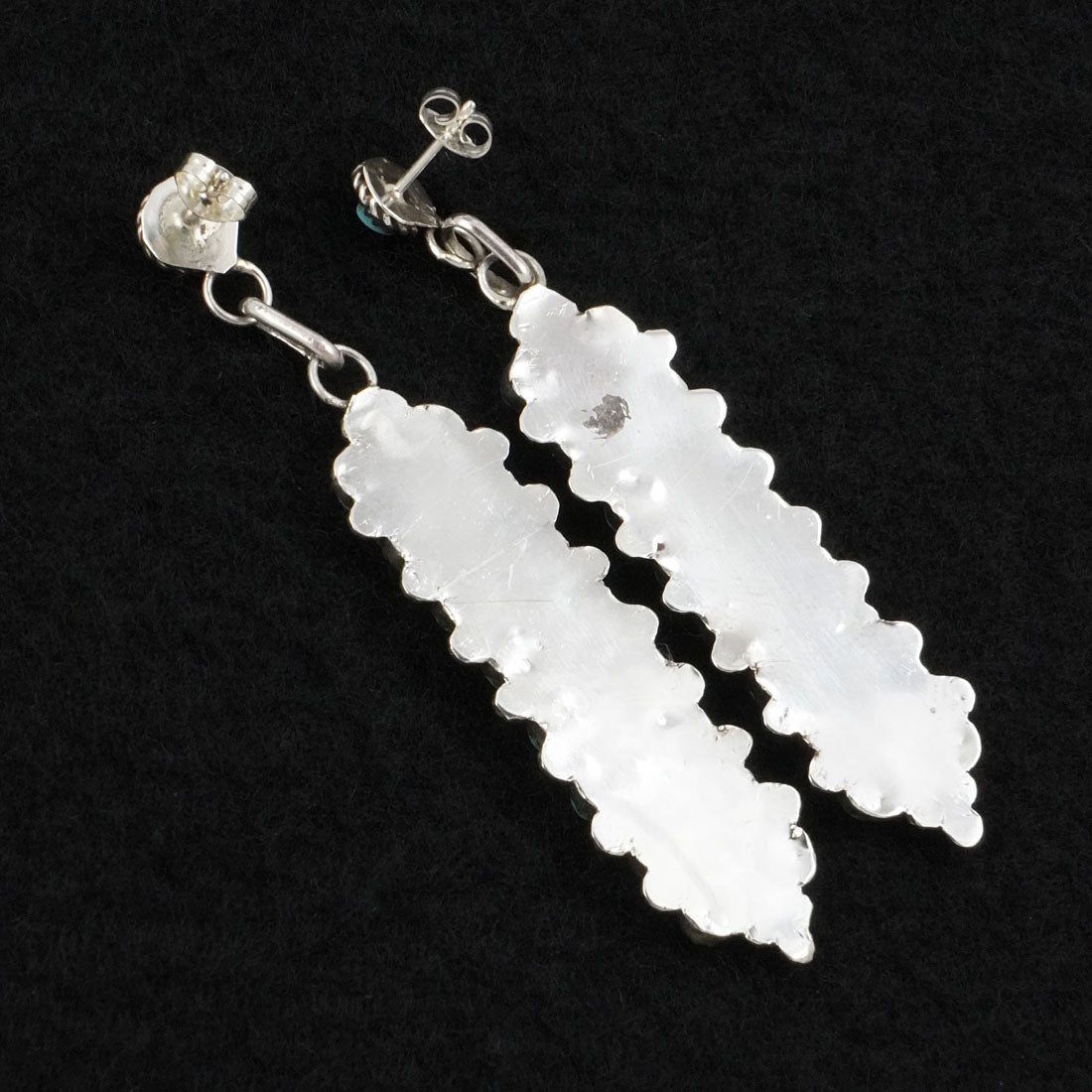 Jean Paisano Turquoise & Sterling Silver Earrings