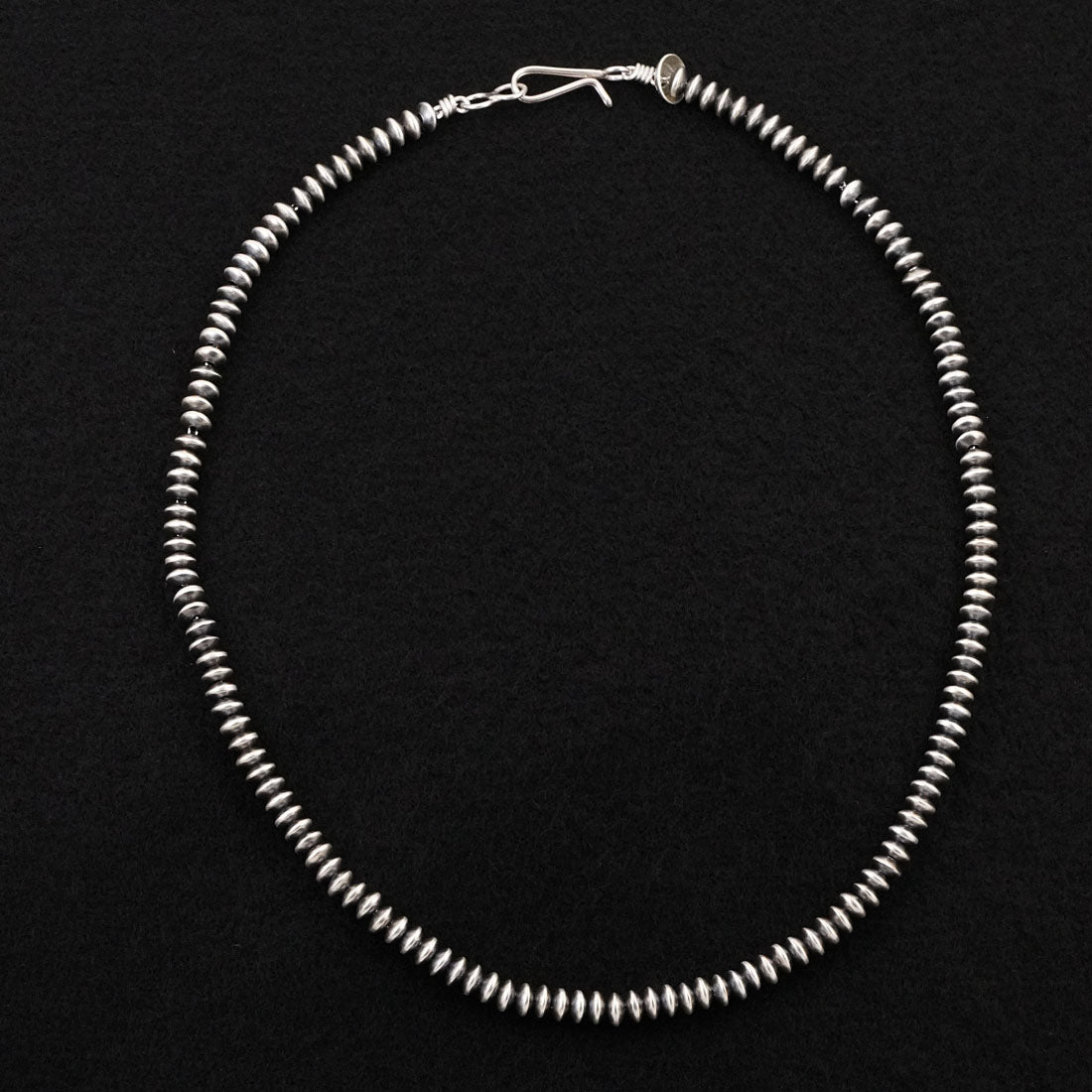 Bryannen Halwood Sterling Silver Navajo Pearl Necklace 18"