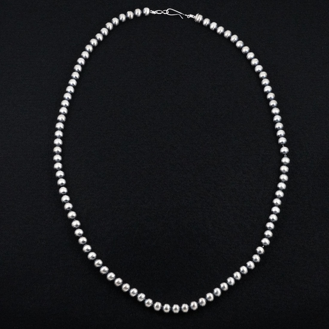 Bryannen Halwood Sterling Silver Navajo Pearl Necklace 30"