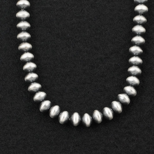 Preston Haley Sterling Silver Navajo Pearl Necklace 20"
