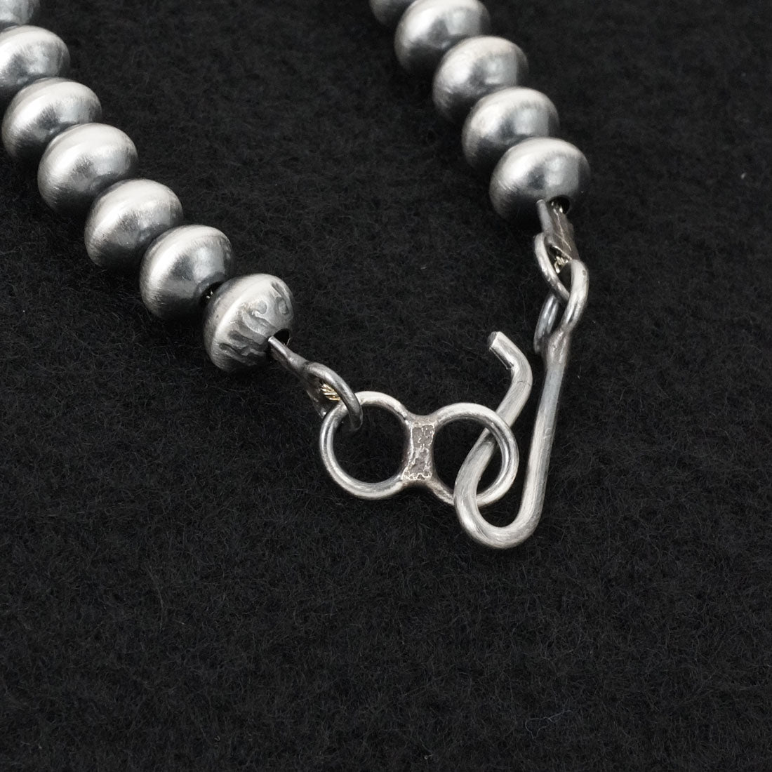 Preston Haley Sterling Silver Navajo Pearl Necklace 20"