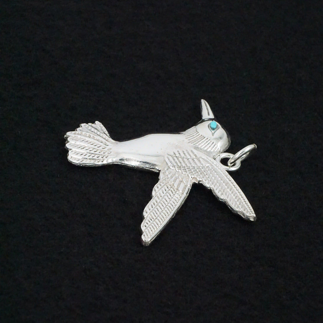 Virick Laweka Turquoise & Sterling Silver Pendant