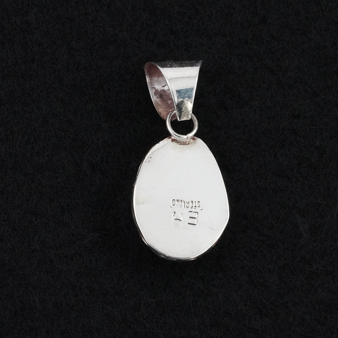 Ernest Hawthorne White Buffalo & Sterling Silver Pendant