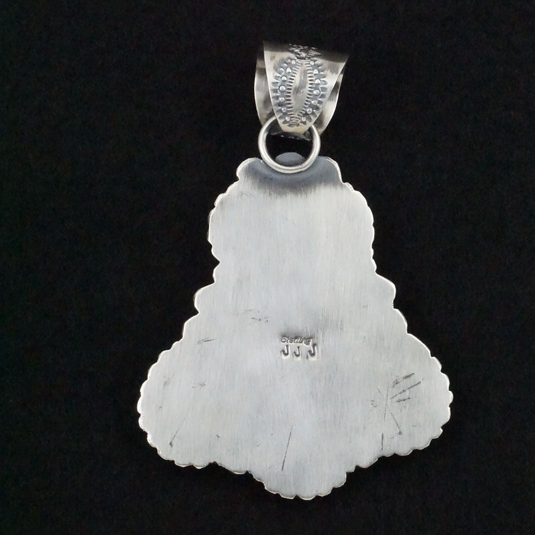 Jeff James Turquoise & Sterling Silver Pendant