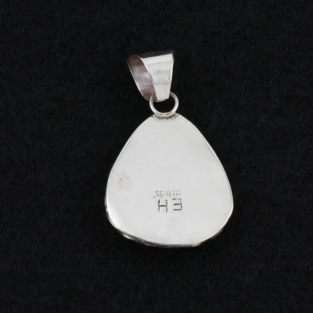Ernest Hawthorne White Buffalo & Sterling Silver Pendant