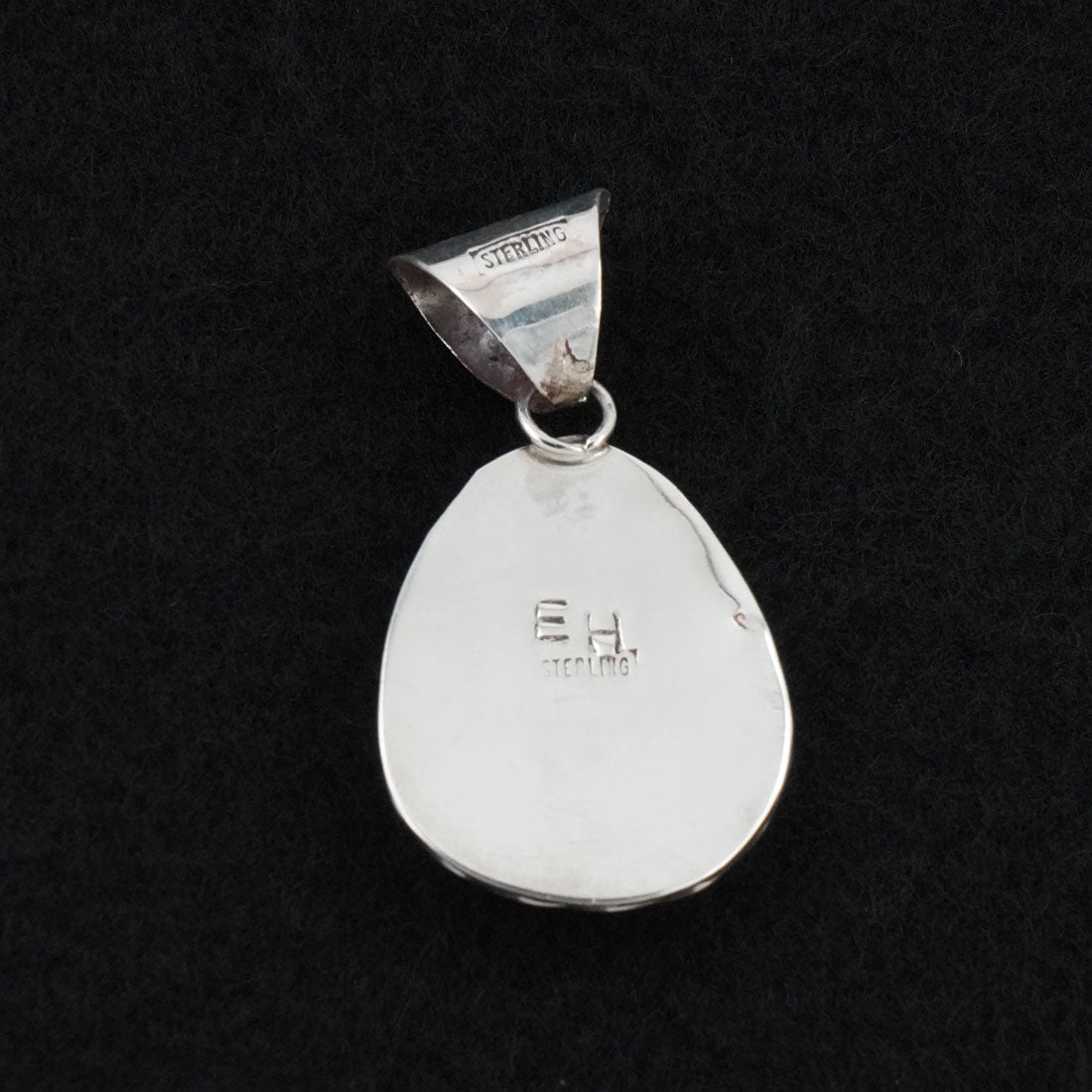 Ernest Hawthorne White Buffalo & Sterling Silver Pendant