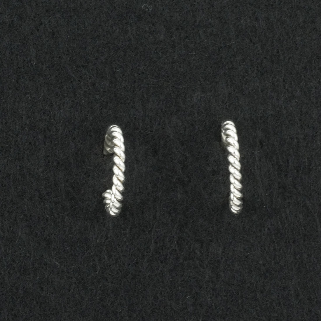 Elaine Tahe Sterling Silver Hoop Earrings