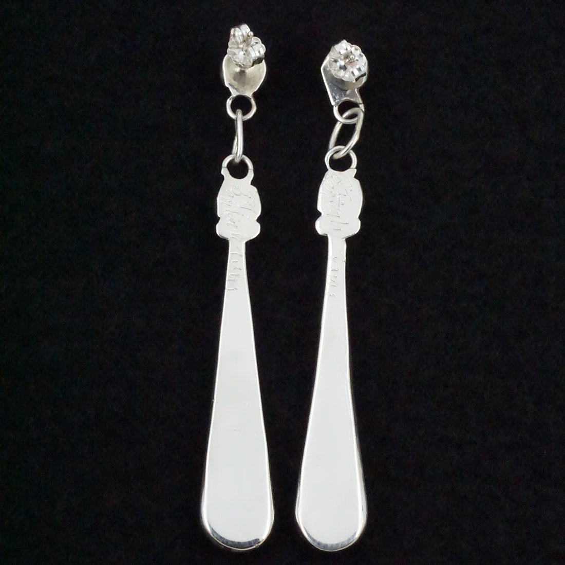 Terrance Panteah Turquoise & Sterling Silver Earrings