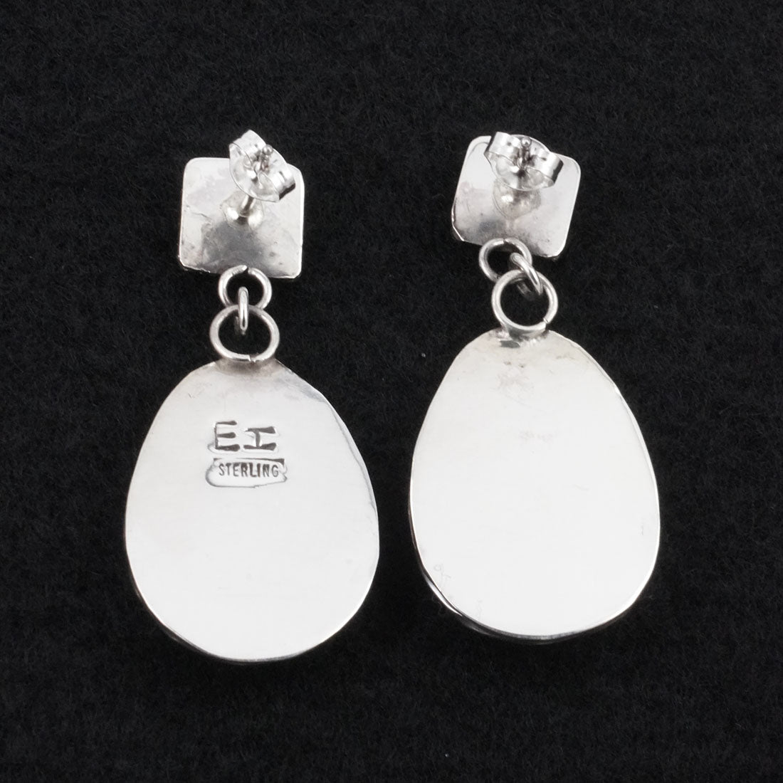 Ernest Hawthorne Turquoise & Sterling Silver Earrings