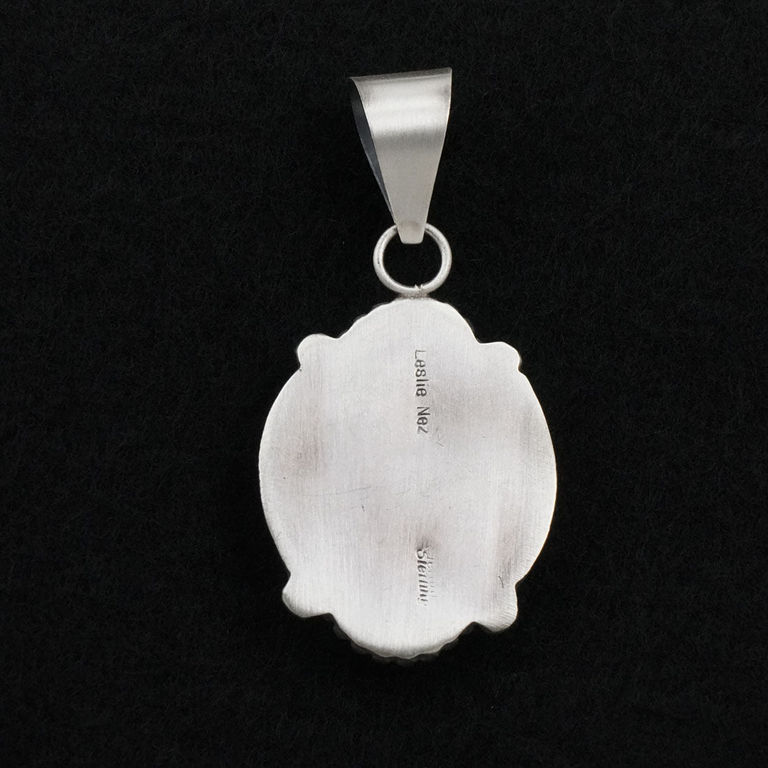 Leslie Nez Turquoise & Sterling Silver Pendant