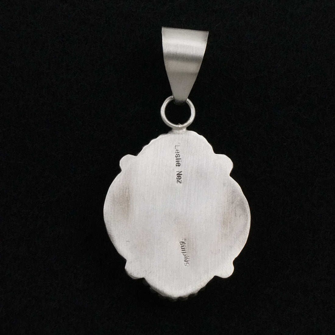Leslie Nez Turquoise & Sterling Silver Pendant