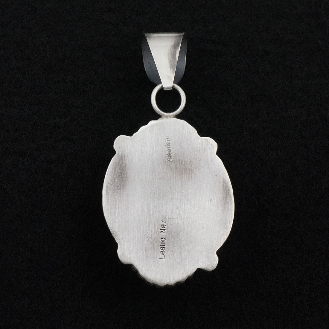 Leslie Nez Turquoise & Sterling Silver Pendant