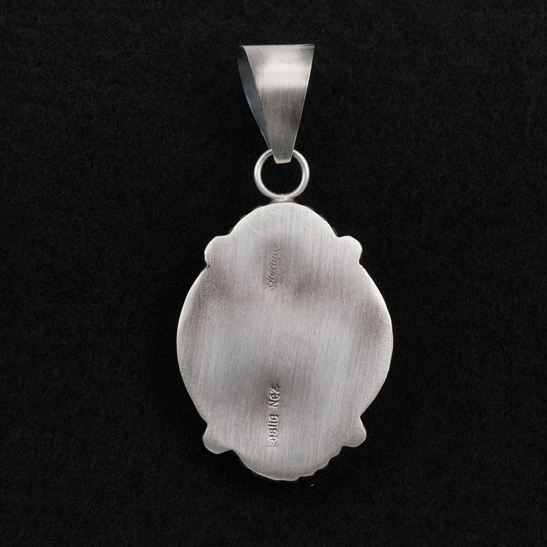 Leslie Nez Turquoise & Sterling Silver Pendant