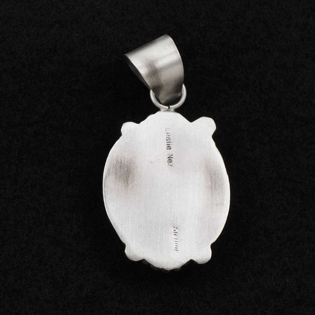 Leslie Nez Turquoise & Sterling Silver Pendant