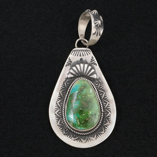Elvira Bill Turquoise & Sterling Silver Pendant