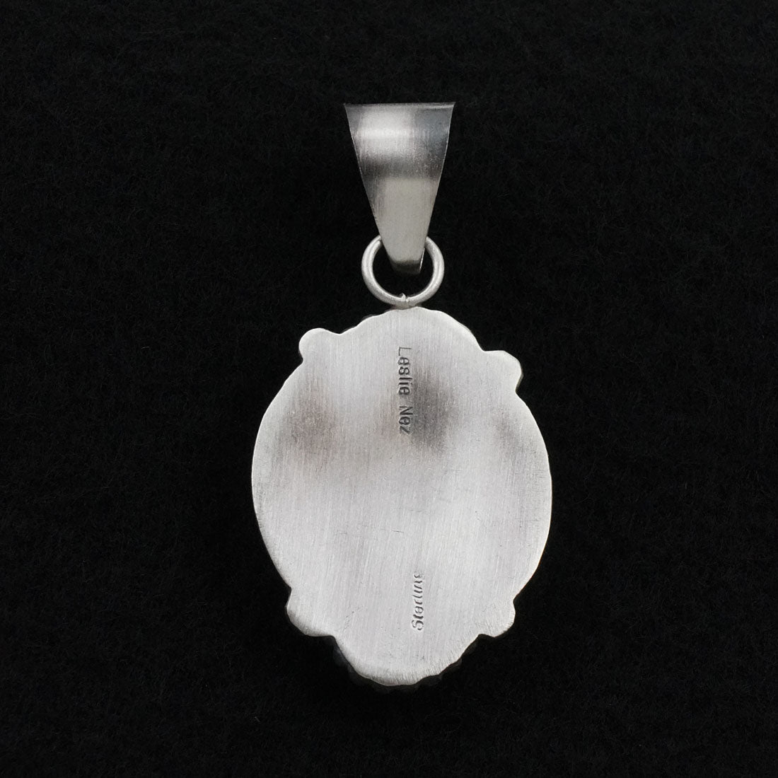 Leslie Nez Turquoise & Sterling Silver Pendant