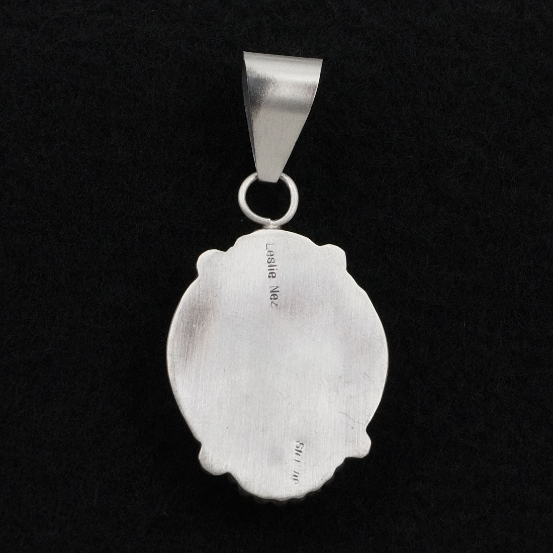 Leslie Nez Turquoise & Sterling Silver Pendant