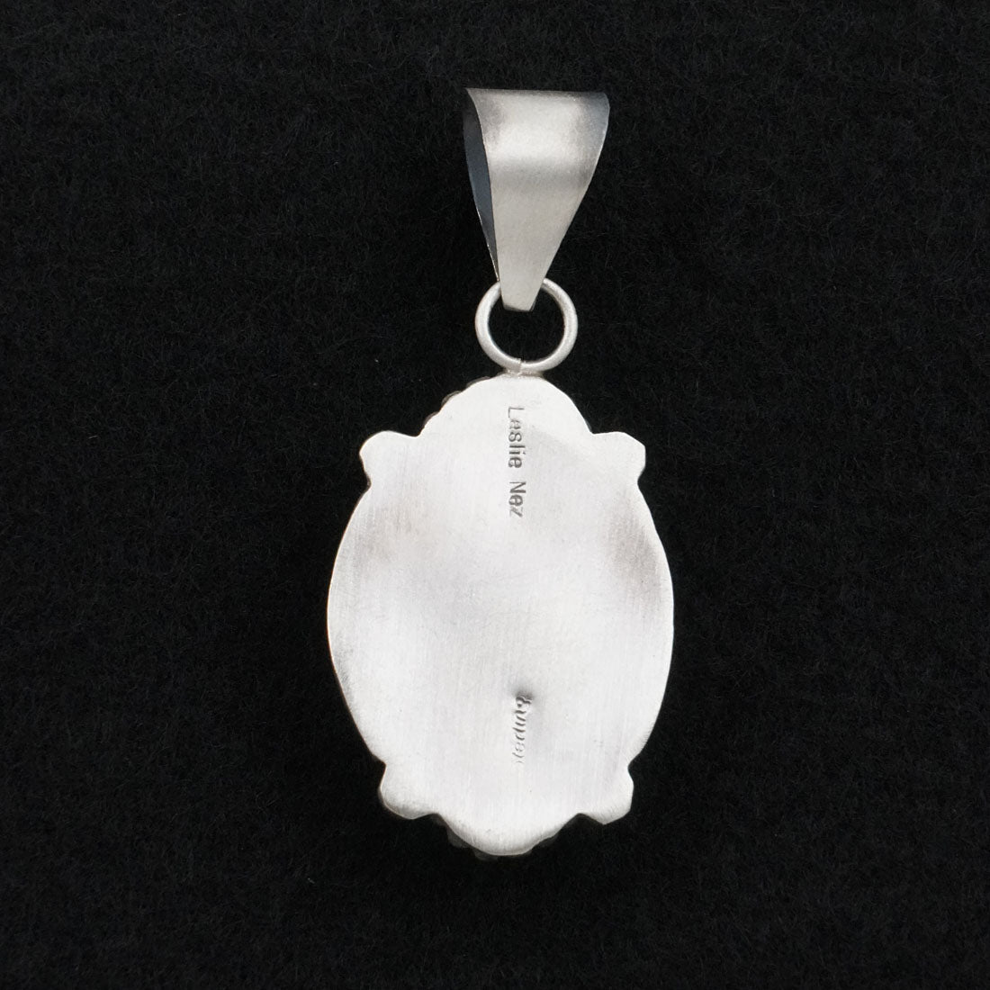 Leslie Nez Turquoise & Sterling Silver Pendant