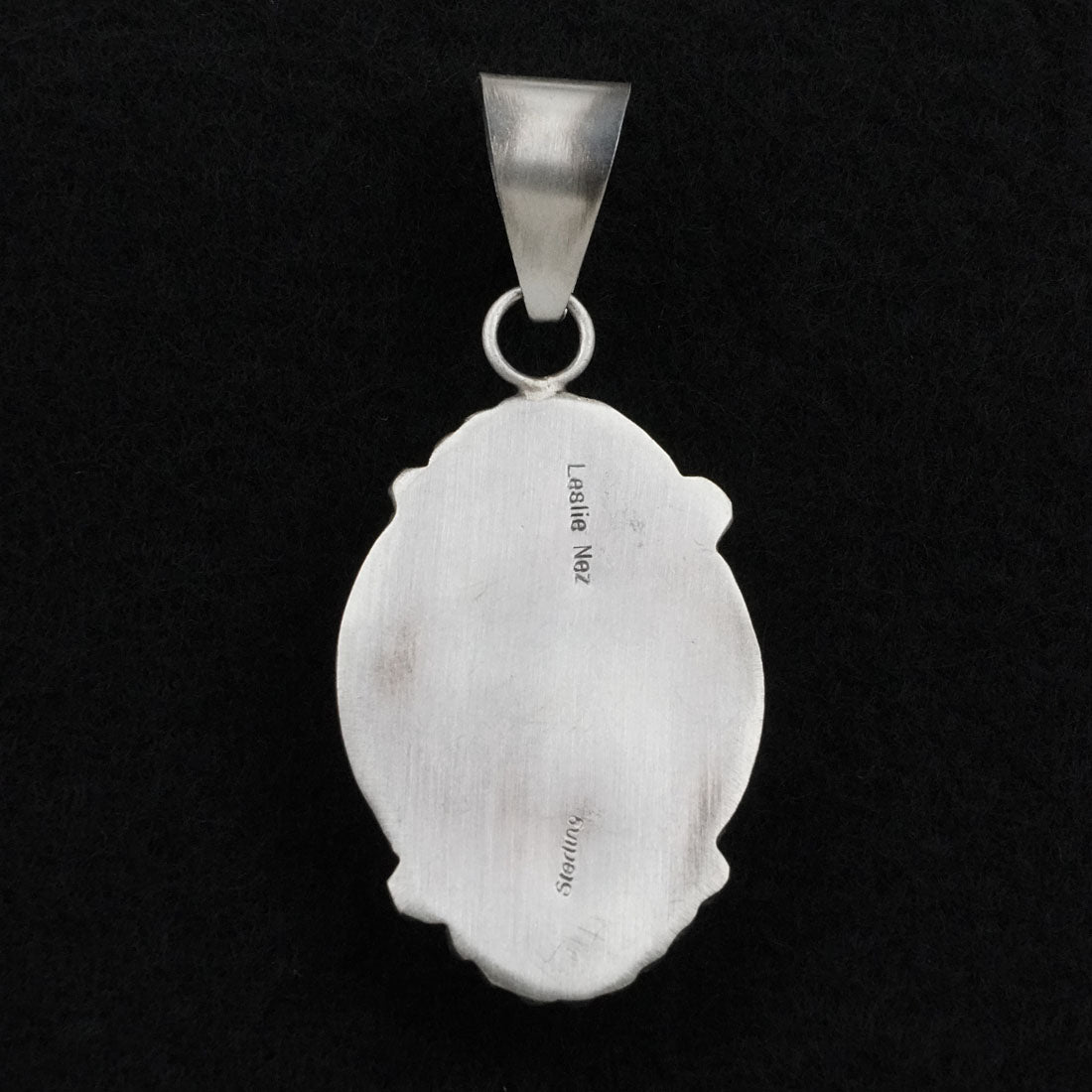 Leslie Nez Turquoise & Sterling Silver Pendant