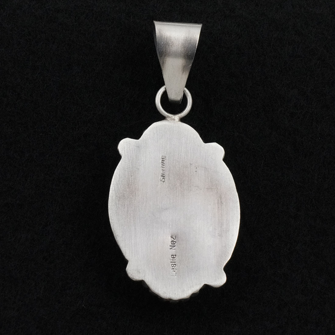 Leslie Nez Turquoise & Sterling Silver Pendant