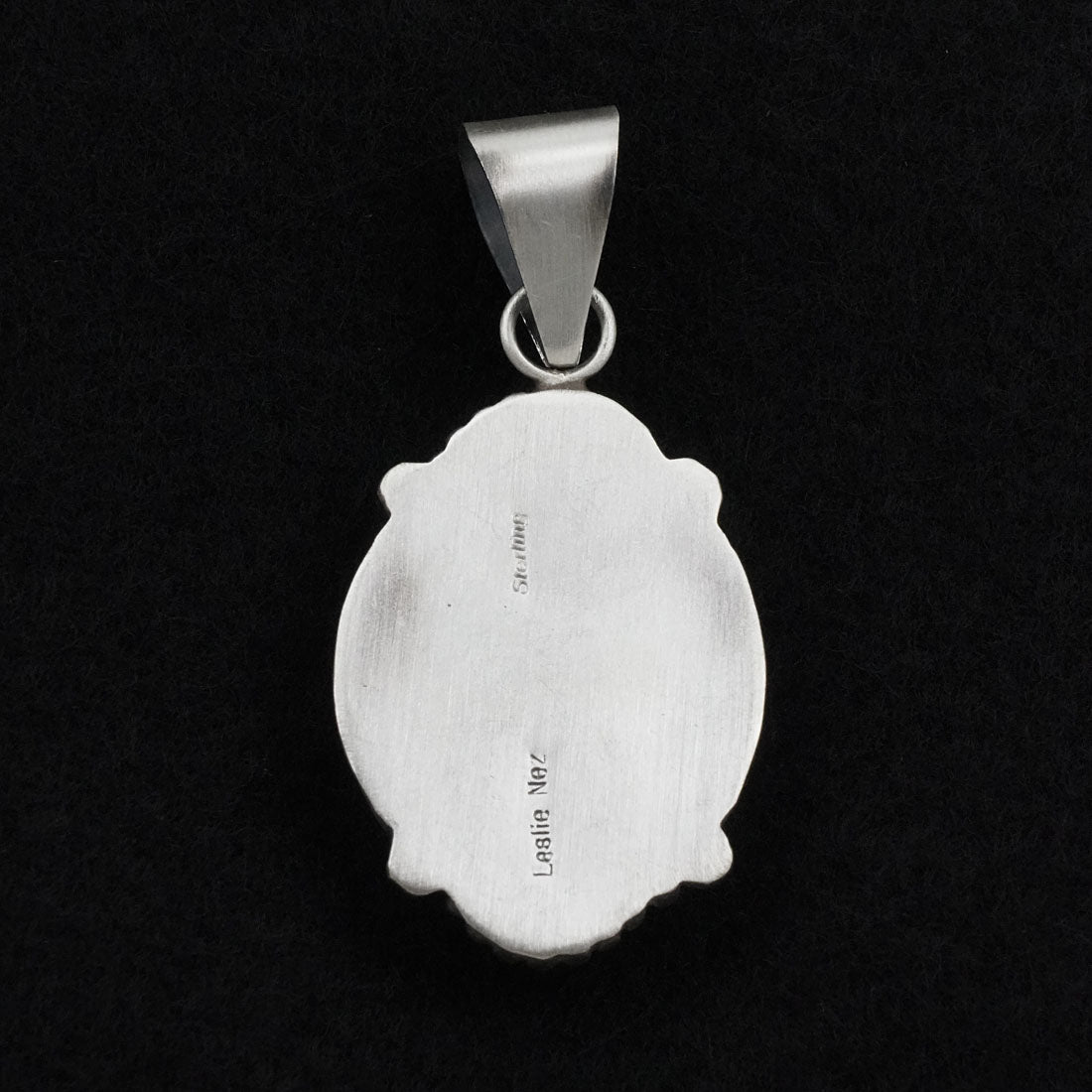 Leslie Nez Turquoise & Sterling Silver Pendant