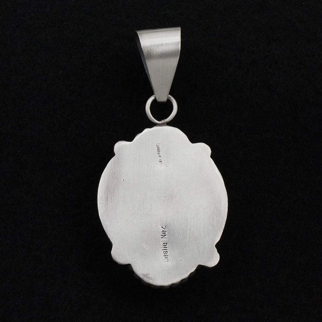 Leslie Nez Turquoise & Sterling Silver Pendant